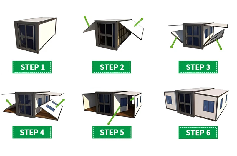 Installation Expandable Container House